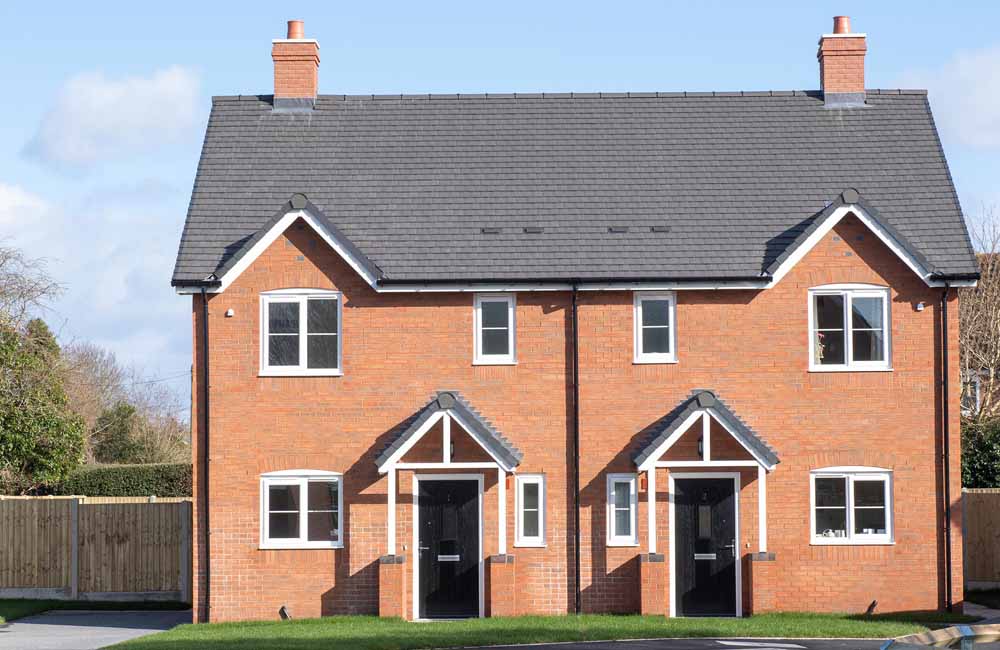 Housing development, Bomere Heath, TC Homes