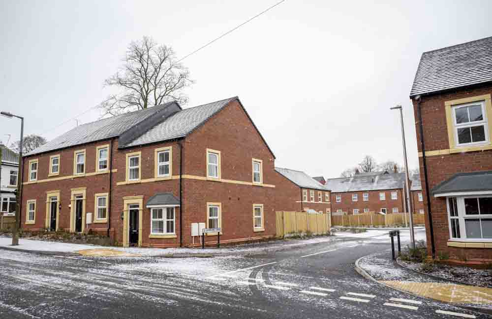 Terrace houses in Shropshire, TC Homes Development