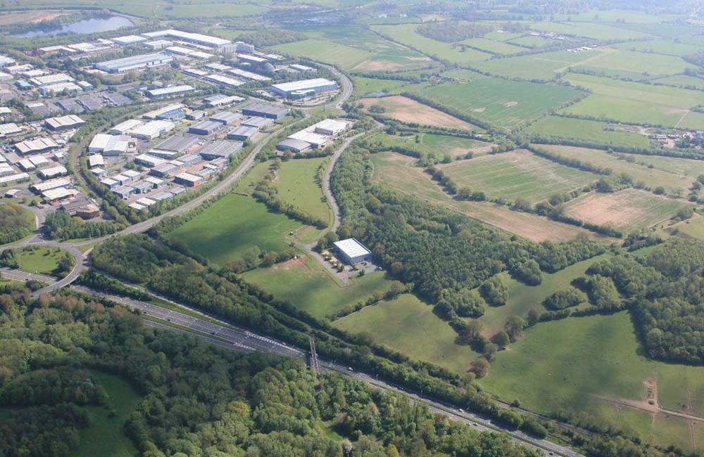 New housing development, Shrewsbury, Shropshire